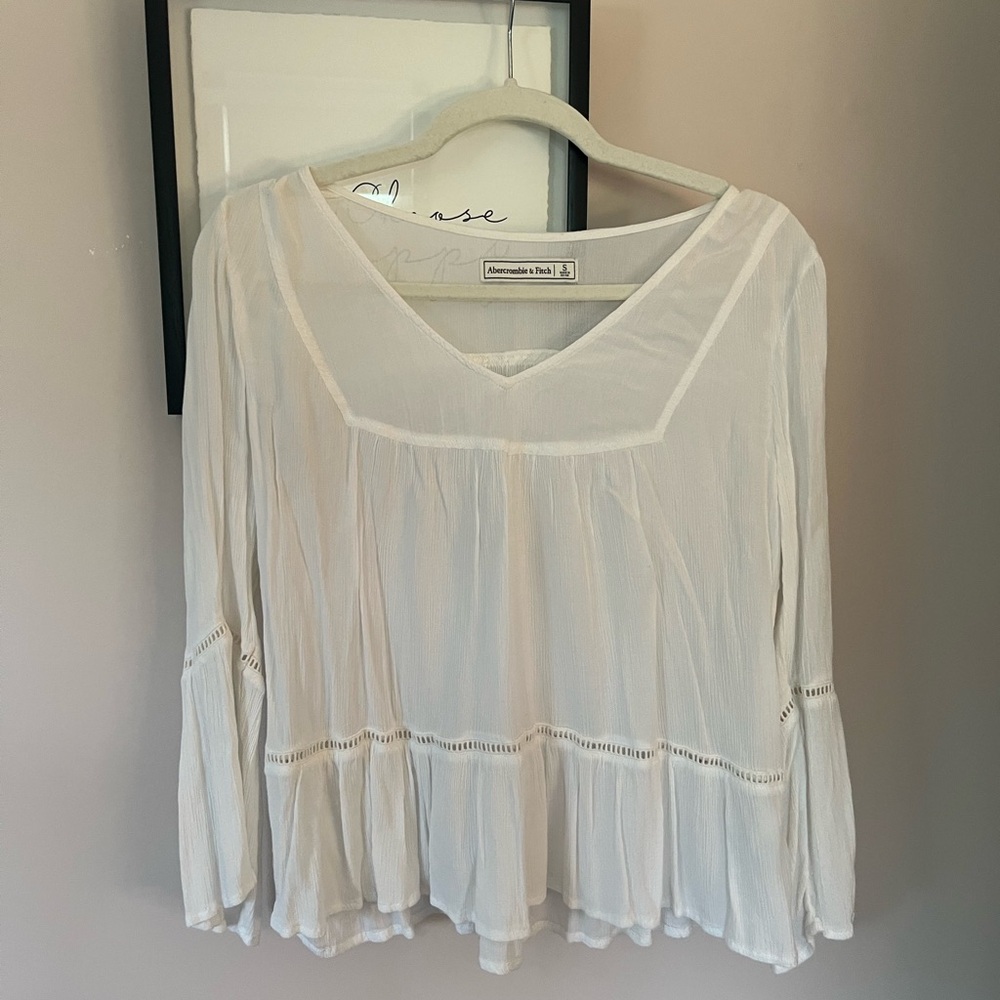 Abercrombie & Fitch Cream Blouse